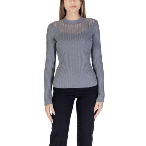 Morgan 232-mandrin Suéter pulóver, Gris, XS para Mujer