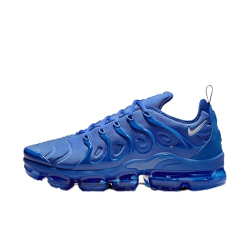 Stile #: HJ9148-480 Nike Air VaporMax Plus Scarpe Uomo (HJ9148-480, Game Royal/Metallic Silver/Bianco), Game Royal/Bianco-argento metallizzato, 45.5 EU