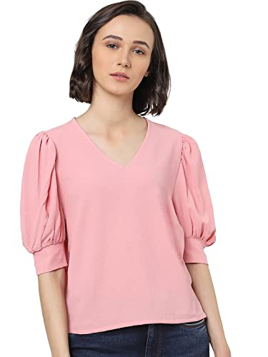 Image of ONLY Women's Polyester Blend Relaxed Fit Top