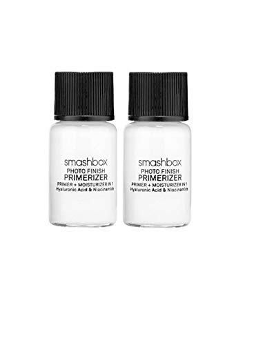 Smashbox Photo Finish Primerizer Primer Moisturizer In 1 ~ Trial Sample Size Set of 2 ~ (0.13 fl oz each) Total 0.26 fl oz