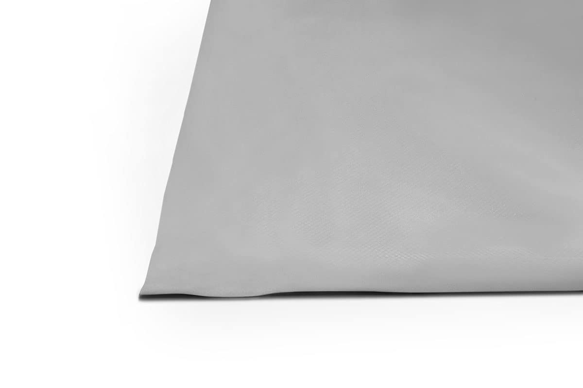 ANKO PLANEN LKW Plandeka 700g/m² Materiał PVC – extra mocna – z oczkami i bez oczek – Premium plandeka ochronna (Szara, 2,5m x 3m, bez oczek)