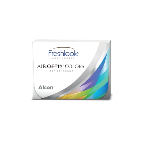 Image of AirOptix Colors - Monthly Color Contact Lenses (-00.50, Brilliant Blue, Pack of 2) | From Alcon
