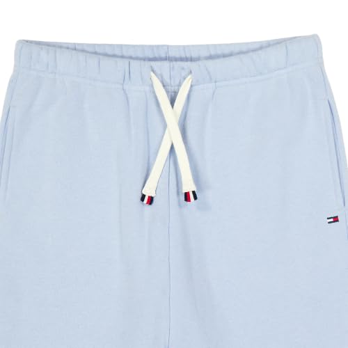 Image of Tommy Hilfiger Girls' Fleece Wide Leg Bottom Jogger Sweatpants with Drawstring & Functional Side Pockets