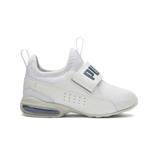 PUMA Toddler Boys Axelion Slip On Sneakers Shoes Casual - White