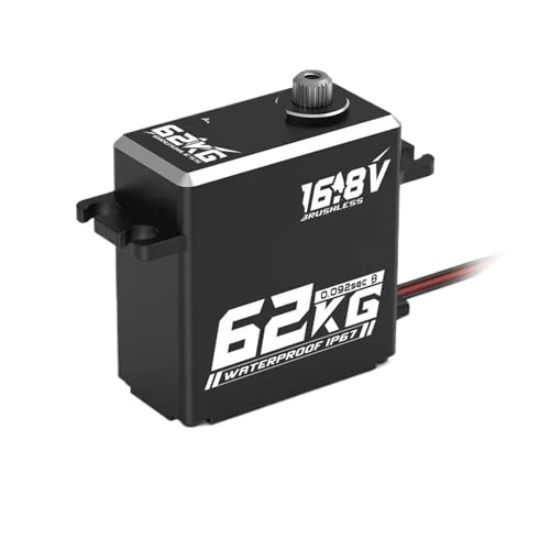A75BUMW 62kg Servo brushless étanche couple élevé tension 16.8V