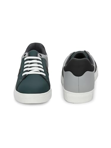 Image of Centrino Women's Casual Shoes | Colorblock Sneakers with Ultra Soft Cushion Lace-Up Shoes All-Day Comfort | Trendy & Lightweight Design | Low Top Flat Sole (7604)