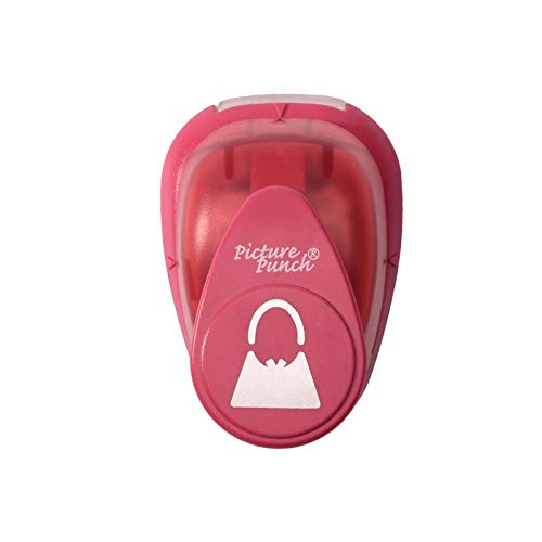 Vaessen Creative Craft Paper Punch - Hand Bag - 1,8x2,5 cm - Circle Cutter for Crafting and Card Making, Multi-colour, 7.3 x 5.3 x 5 cm
