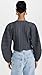 AMUR Women's Pebble Pleated Cardigan, Charcoal Cloud, XL