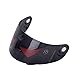 Produktbild Senyu Motorradhelm Visierlinse, Visier Full Face Motorrad Helme Visor Kompatibel mit MARUSHIN 999 222 888 778 Klare und Schwarze Anti-Nebel-Linse Farbe Silber (Color : Black)