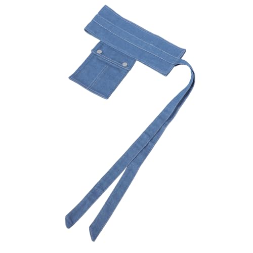VALICLUD Women Denim Wide Waist Belt Pocket Stylish Decorative Waistband for for Casual Outfits and Parties for Moms and Daughters