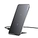 Wireless Charger, Wireless Charging Pad Stand For iPhone X/ 8/ 8 Plus, Qi Wireless Charger With Double Coils For Samsung Galaxy S8/ Note 8/ S7 Edeg (Black)