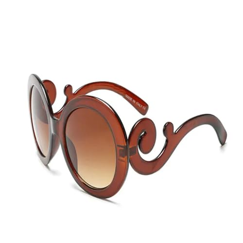 Retro Round Sunglasses Women Luxury Frame Circle Sun Glasses Fashion Female Eyewear