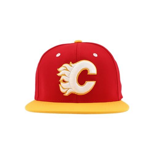 Image of ZHATS NHL Unisex-Adult NHL Officially Licensed Adjustable Snapback Hat Flat Bill Z11 Icon Two Color