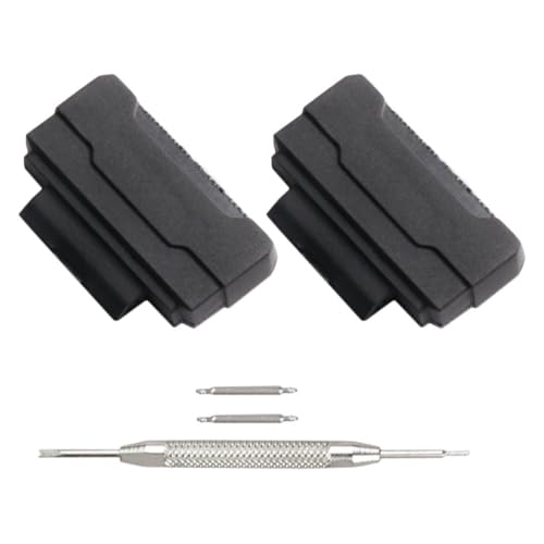 CHILDWEET 1set Watch Band Adapter Connector for Easy Installation Tpu Material Compatible Replacement for Old Broken Straps Watch Accessories with Removal Tool