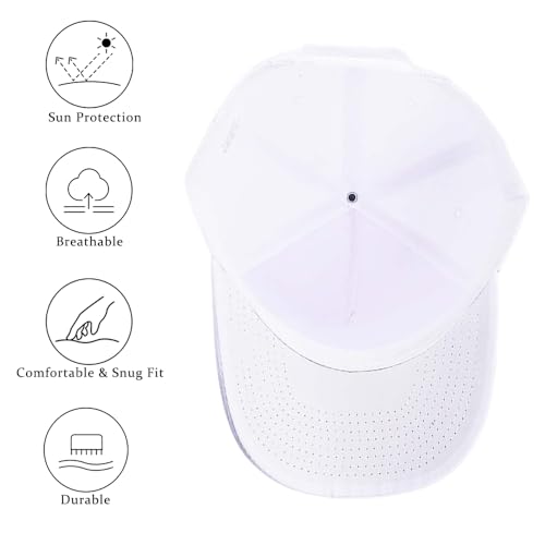 Image of 5-Panel Baseball Cap for Workouts, Hiking, Outdoor Sports, Customizable DIY Design, All-Season Comfort Fit, Adjustable