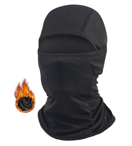 Image of Ski Mask Fleece Balaclava Warm Winter Face Mask Men Shiesty Mask Women Motorcycle Thermal Fleece Face Cover for Cold Weather