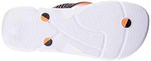 Chinelo Power 2.0, Havaianas, Masculino, Branco/Laranja Begonia, 37/38