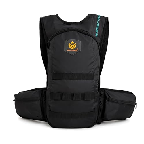 Image of Motard Waterman H20 Hydration Tactical Backpack Black Without Hydration Bladder