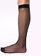 ADESUGATA Strümpfe Herren Business Socken Elastische Strümpfe Für Männer Antimikrobiell, geruchshemmend, schweißabsorbierend, schnelltrocknend, sexy, transparent, schwarz, 3er Set.