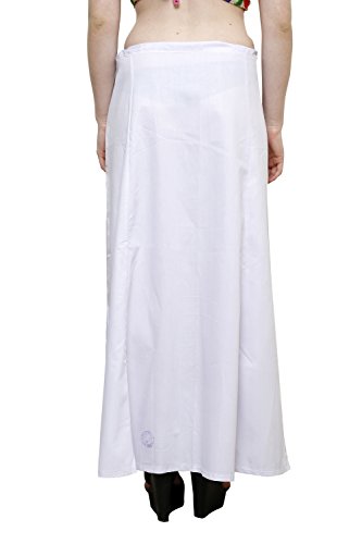 Image of Pistaa's combo of Women's Cotton Best Plain Solid Indian Readymade Inskirt Saree petticoats