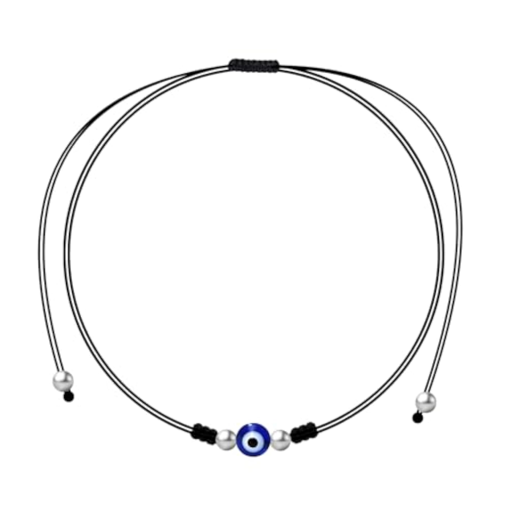 925 Sterling Silver Handmade Thread Anklet & Bracelet Set