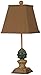 Sterling 93-19315 Composite Circle Hill Topiary Tree Accent Lamp with Camel Faux Silk Shade, Dana