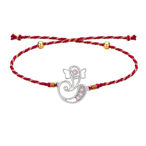 Image of CW 925 Silver Religious Designer Rakhi | Raksha Bandhan Rakhi for Brother | Gift for Men & Boys | 925 Stamp & Certificate of Authenticity