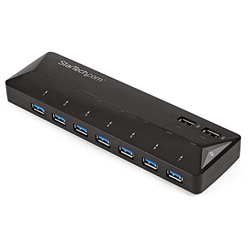 StarTech.com 9 Port USB 3.0 Hub - 7 x USB-A, 2 x USB-A Fast Charge Ports - Multi Port Powered USB Charging Station (ST93007U2C) StarTech.com 9 Port USB 3.0 Hub - 7 x USB-A, 2 x USB-A Fast Charge Ports - Multi Port Powered USB Charging Station (ST93007U2C)