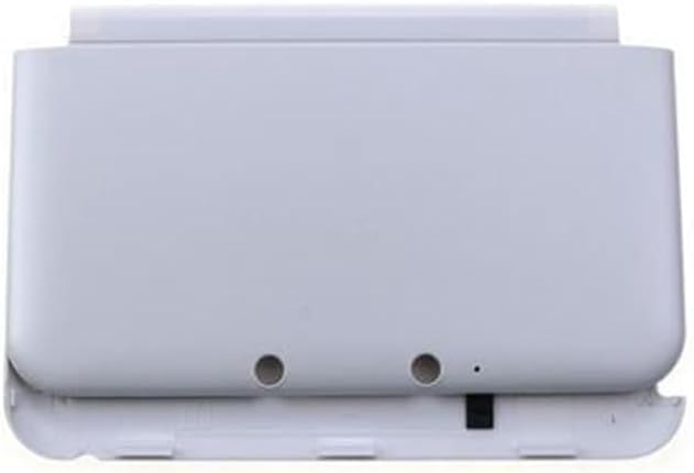 Image of Top & Bottom Faceplate Cover Plate Case Housing Shell for 3DS XL /LL Console Front Back Cover (White)