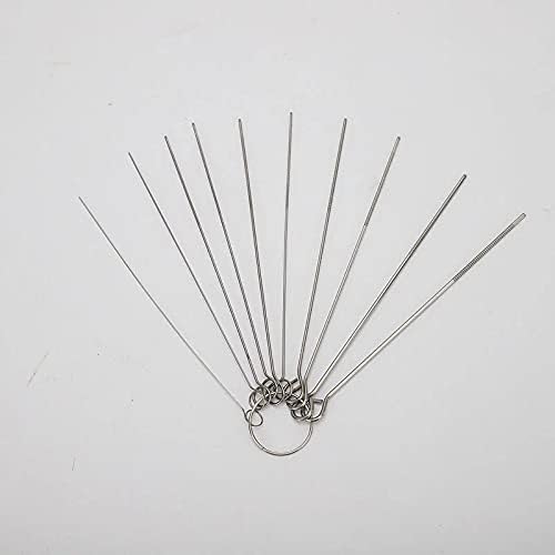 Miniatura 5 de DECFLO 17 piezas Kit de cepillo de limpieza para pistola de pintura  Limpiador de lubricante de alambre con mini cepillos y agujas de nailon para