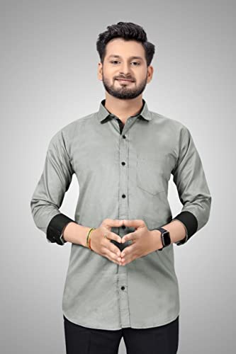 Image of Men's Slim Fit Full Sleeves Casual Shirt