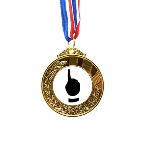 Ruban de première place Gold Award Winner Medal pour compétition et tournoi officiel