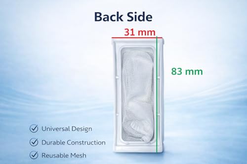 Image of Sanavya Lint Filter Pack of 2 Lint Remover /Lint Bag /Filter /Dust Filter Lint Filter Compatible for Godrej Washing Machine Set of 2 (Compatible for Godrej GWS 7002)