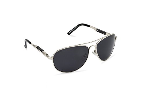 Image of PUMP Aviator Sunglasses (Silver)
