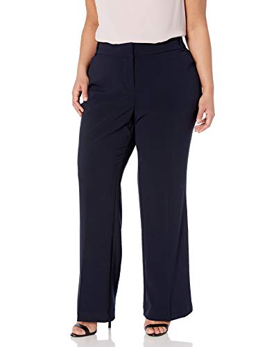 Briggs New York Plus Size Women's Pant, Navy, 18W
