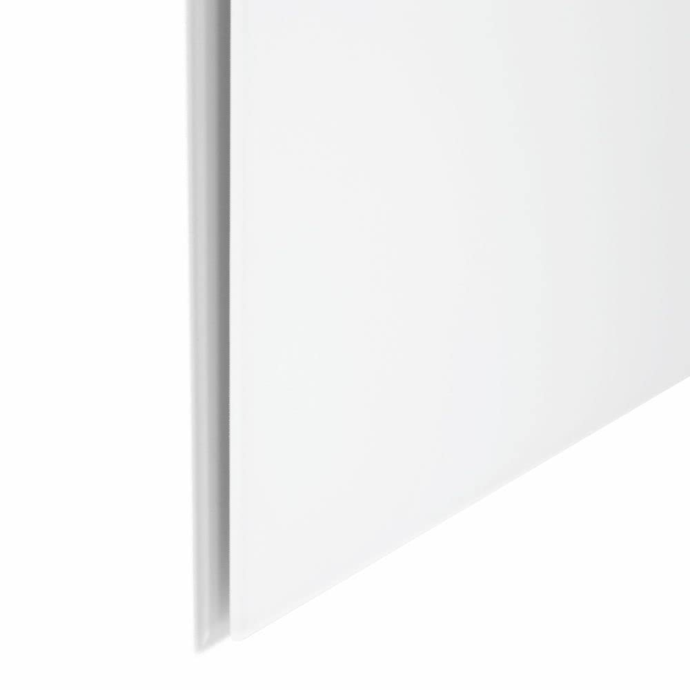 IVOL Designerska szklana tablica premium – magnetyczna tablica szklana z ukrytym montażem – tablica magnetyczna (90 x 120 cm, biała)