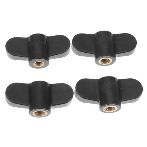 SUPVOX Drum Cymbal Stand Tools: 4pcs Wing Nuts Hand Knob Tightening Screws Clamping Knobs for Drum Maintenance