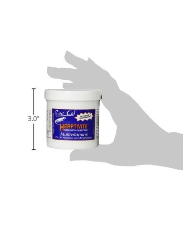 Rep-Cal RC00300 Herptivite Multivitamin For Reptiles And Amphibians (3.3 Oz) Blue Bottle thumb #1