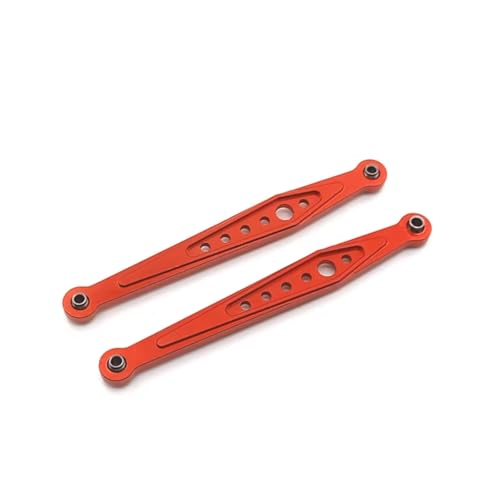 Rc Special Connecting Rod for WLtoys 12427 12428-A B 12423 FY01 FY02 FY03 1/12 Metal Rear Tie Rod RC Car Tracked Vehicles Parts and Accessories Upgrades Replacement Use(Red)