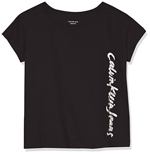 Calvin Klein Girls' Ck Logo Tee