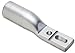Burndy YBA44A Break-Away Hylug Aluminum Compression Terminal, 1000 kcmil Conductor Size, 1" to 1.75" Stud Hole Spacing, 1/2" Stud Hole Size, 1.65" Tongue Width, 7.76" Length