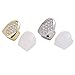 Grilles de visage pour les dents, Grillz dent unique Hip Hop Bling Grillz décoration de dents pour cadeau de fête d'halloween, grilles dentaires beauté