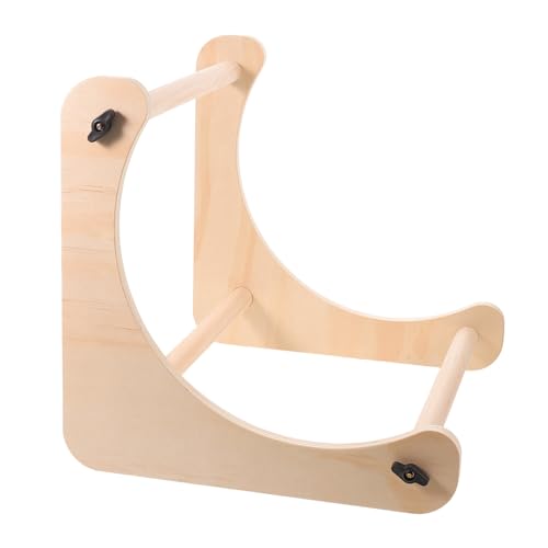 Soporte de bordado de madera para evitar dolor de espalda al bordar en casa