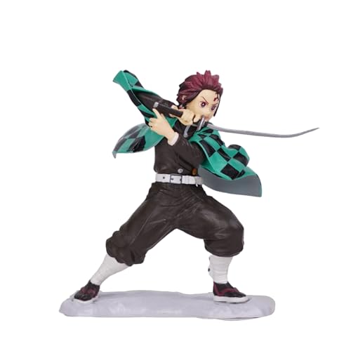 Image of Offo Anime Tanjiro Kamado White Base Action Figure| Lightweight and Attractive Durable Toy Figures for Home Decors Office Desk and Study Table