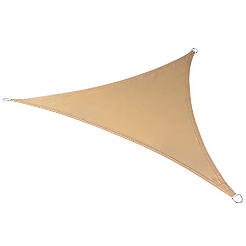 BOCbco Sonnenschutz-Tuch-Sommer-Wasserdichtes Segeltuch-Im Freien Kampierender Metallzug-Ring-Verschleißfeste Stützanpassung/Beige/7.0 * 7.0 * 7.0M Cover