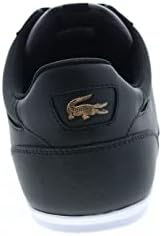 Lacoste mens Chaymon Sneaker, Black/White, 10.5 US | Image 6