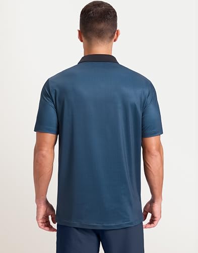 Image of Men's Golf Polo Shirts Dry Fit Performance Moisture Wicking Casual Print Golf Shirts for Men Breathable