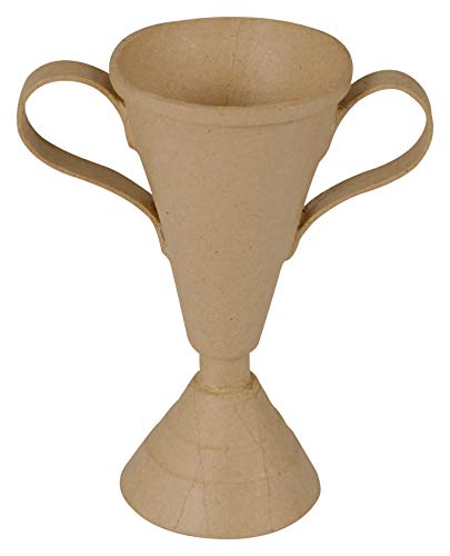 Décopatch AC844C - Soporte de papel marrón maché, 9 x 14,5 x 18 cm, corte