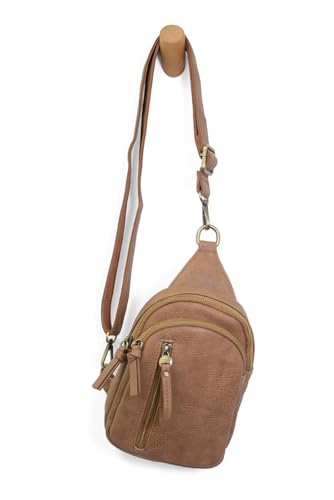 Image of Joy Susan Skyler Sling Bag: Vegan Leather, Zippered Closure, Brass Plated Hardware