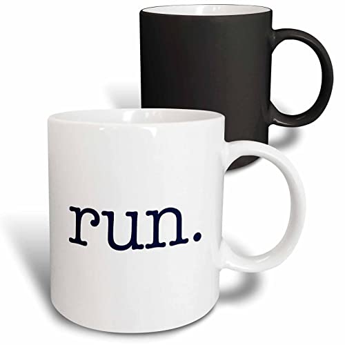 3dRose run 11oz Magic Transforming Mug